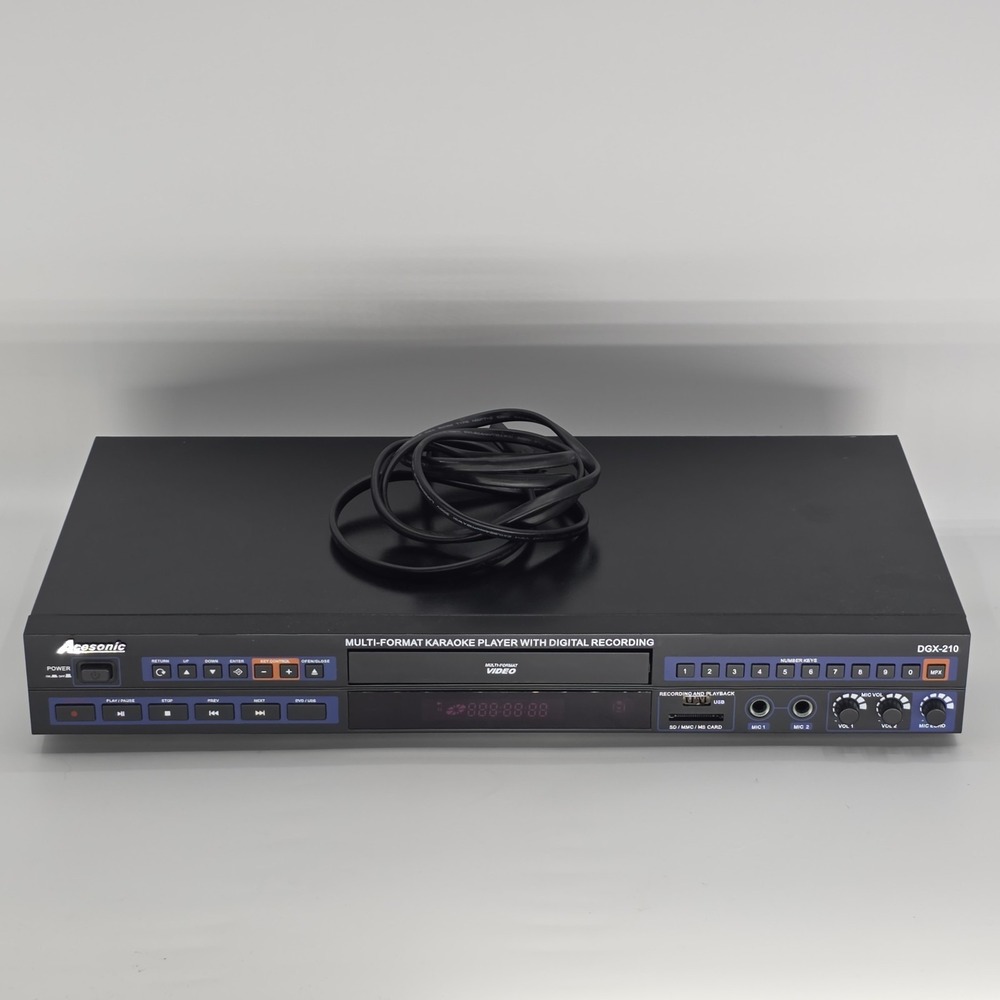 Acesonic DGX-210 Multi-Format Karaoke Player No Remote Tested Works